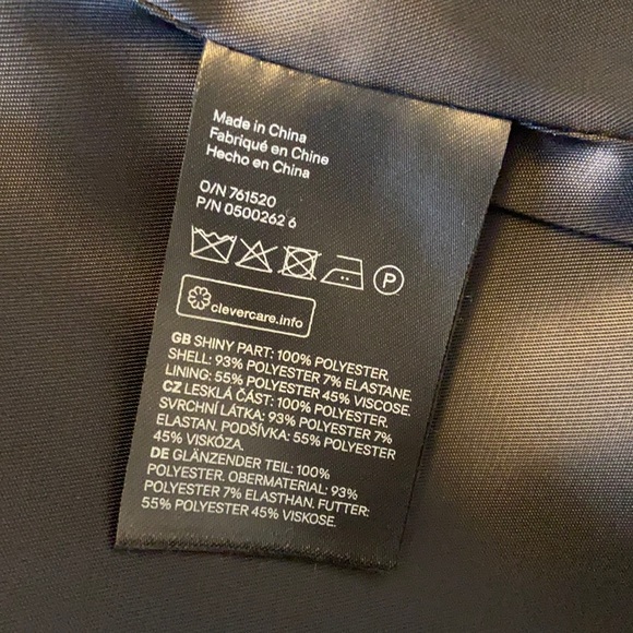 2/$15 Black tuxedo blazer by H&M - Picture 6 of 8